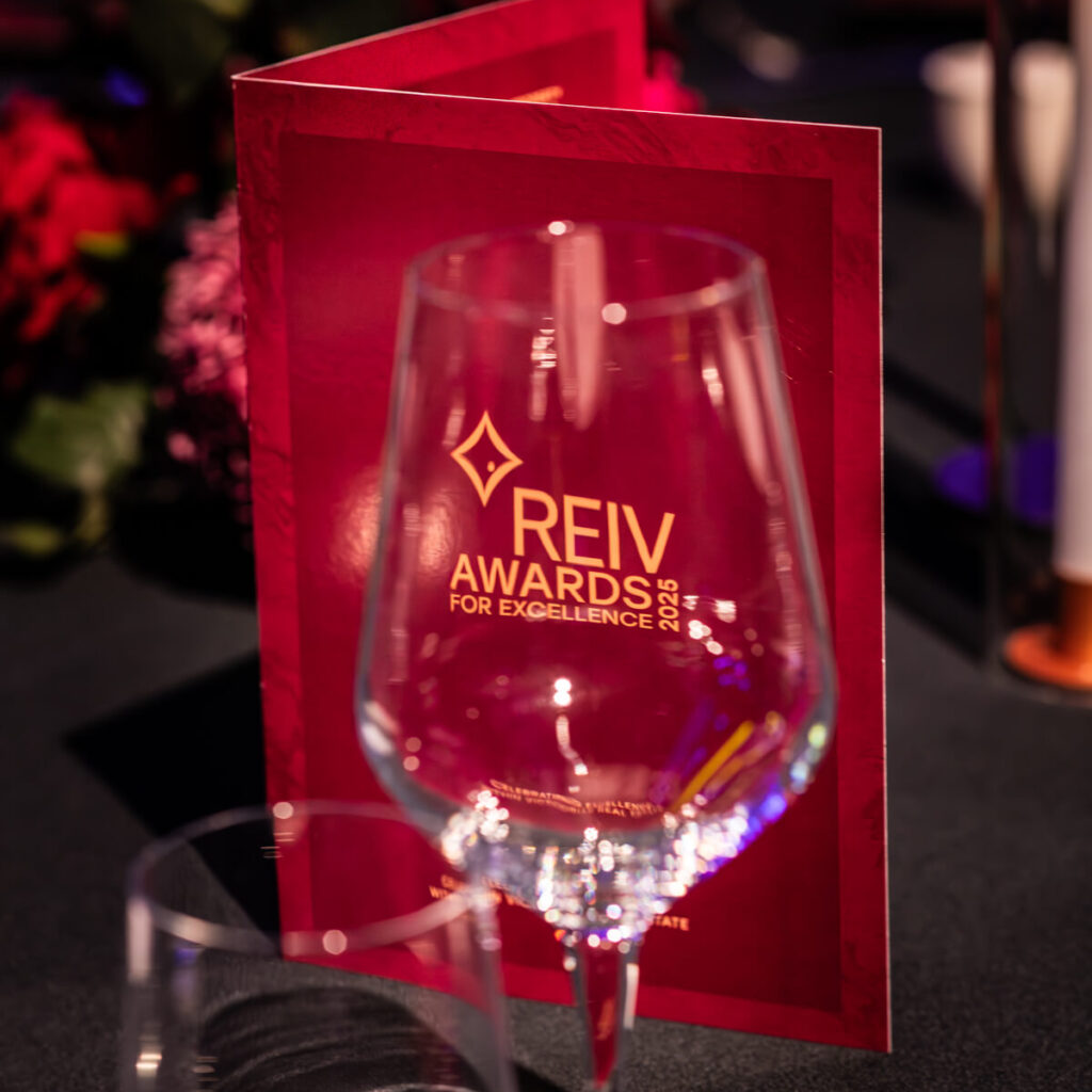 Professional event styling photography in Melbourne, captured for Carter & Ko at the REIV Gala Dinner 2025 at Crown Palladium.