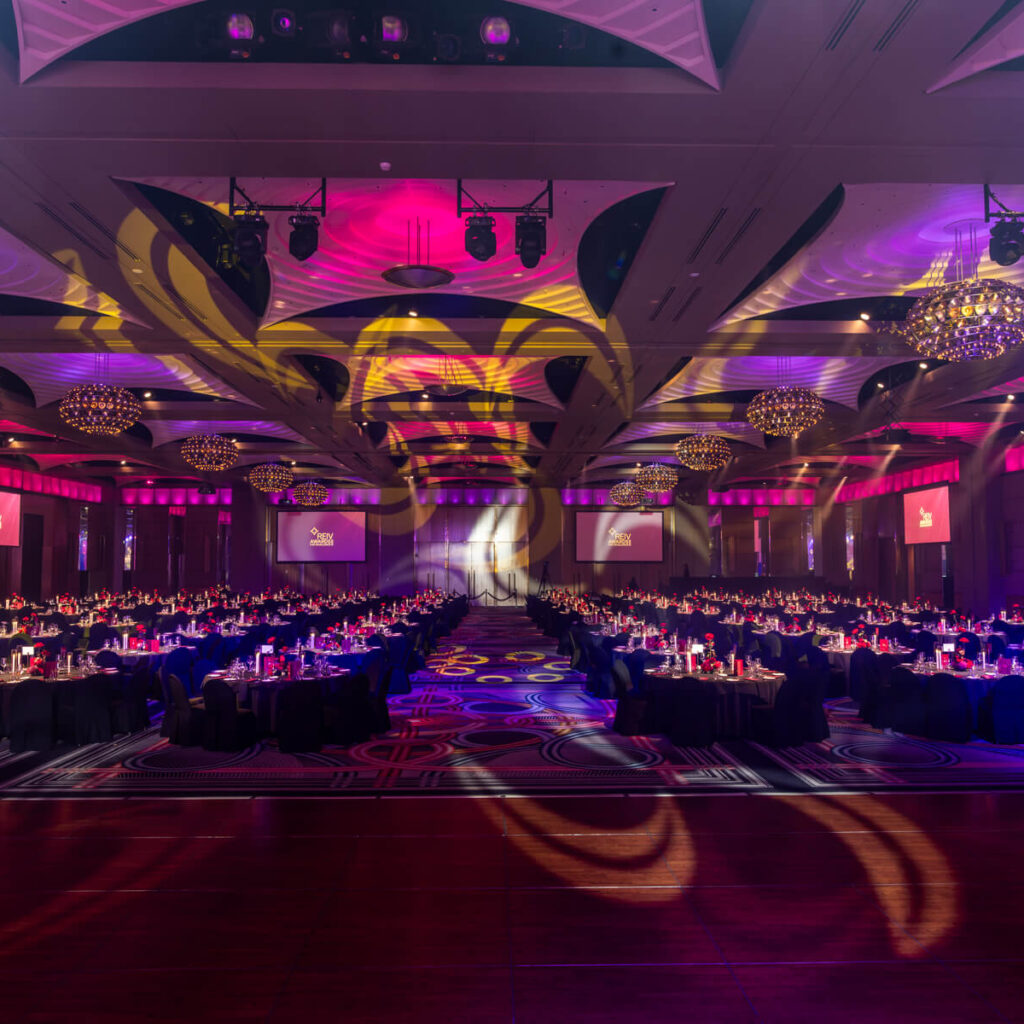 Professional event styling photography in Melbourne, captured for Carter & Ko at the REIV Gala Dinner 2025 at Crown Palladium.
