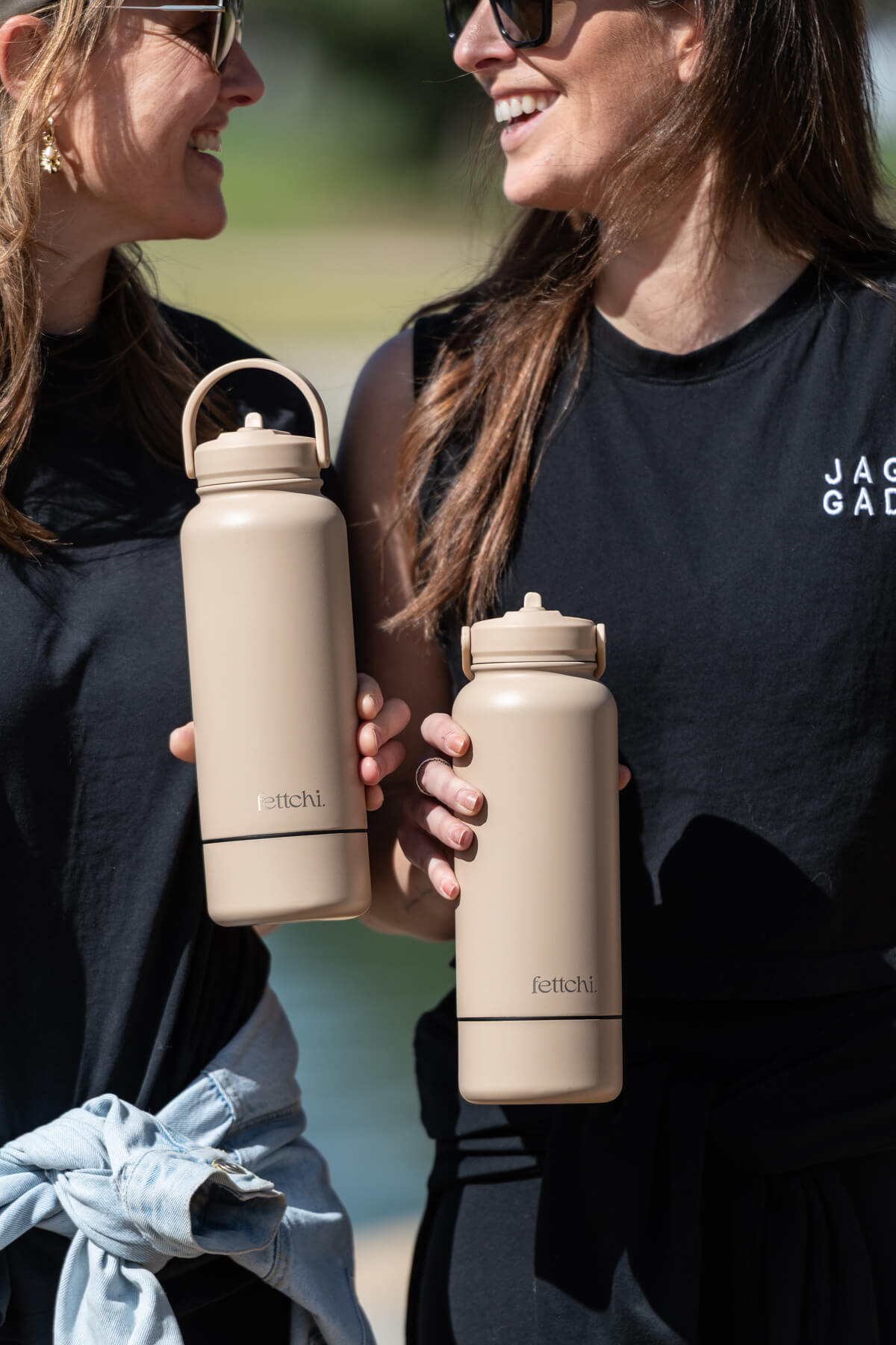 Lifestyle product photography Melbourne, Australia featuring Fettchi drink bottle in everyday setting with natural light by Sarah Eliza Images